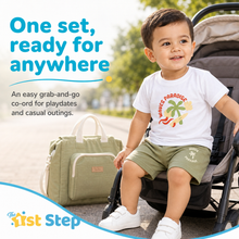 1st Step Baby Printed T-Shirt and Shorts Clothing Set