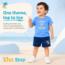 1st Step Baby Printed T-Shirt and Shorts Clothing Set