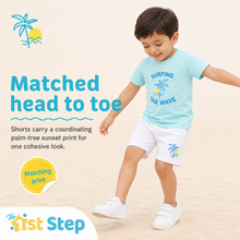 1st Step Baby Printed T-Shirt and Shorts Clothing Set