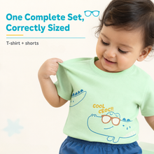 1st Step Baby Printed T-Shirt and Shorts Clothing Set