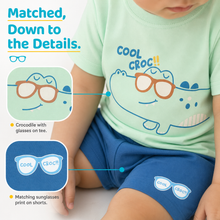 1st Step Baby Printed T-Shirt and Shorts Clothing Set