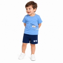 1st Step Baby Printed T-Shirt and Shorts Clothing Set