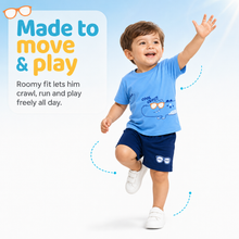 1st Step Baby Printed T-Shirt and Shorts Clothing Set