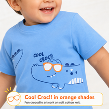 1st Step Baby Printed T-Shirt and Shorts Clothing Set