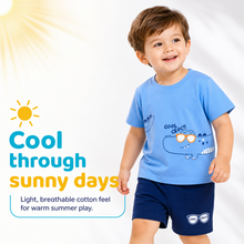 1st Step Baby Printed T-Shirt and Shorts Clothing Set