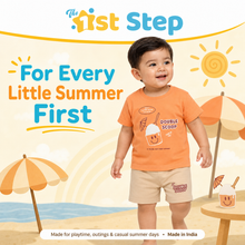 1st Step Baby Printed T-Shirt and Shorts Clothing Set