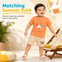 1st Step Baby Printed T-Shirt and Shorts Clothing Set