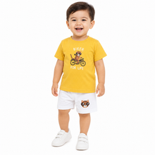 1st Step Baby Printed T-Shirt and Shorts Clothing Set