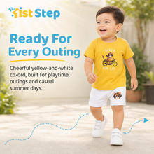 1st Step Baby Printed T-Shirt and Shorts Clothing Set