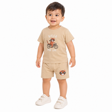 1st Step Baby Printed T-Shirt and Shorts Clothing Set