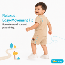 1st Step Baby Printed T-Shirt and Shorts Clothing Set