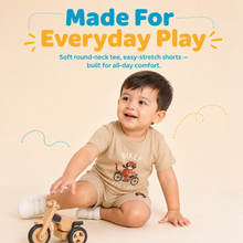 1st Step Baby Printed T-Shirt and Shorts Clothing Set