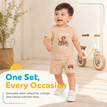1st Step Baby Printed T-Shirt and Shorts Clothing Set