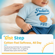 1st Step Baby Boys Printed T-Shirt and Shorts Clothing Set