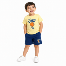 1st Step Baby Printed T-Shirt and Shorts Clothing Set