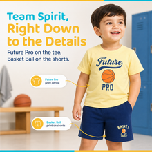 1st Step Baby Printed T-Shirt and Shorts Clothing Set