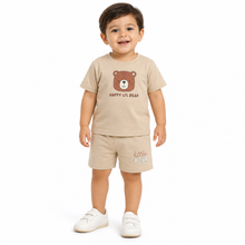 1st Step Baby Printed T-Shirt and Shorts Clothing Set