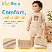 1st Step Baby Printed T-Shirt and Shorts Clothing Set