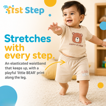 1st Step Baby Printed T-Shirt and Shorts Clothing Set