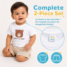 1st Step Baby Printed T-Shirt and Shorts Clothing Set