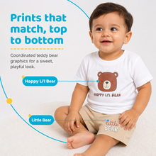 1st Step Baby Printed T-Shirt and Shorts Clothing Set