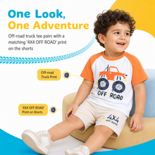 1st Step Baby Printed T-Shirt and Shorts Clothing Set