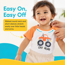 1st Step Baby Printed T-Shirt and Shorts Clothing Set