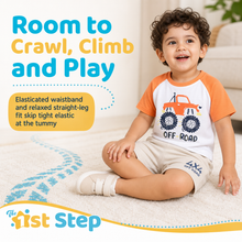 1st Step Baby Printed T-Shirt and Shorts Clothing Set