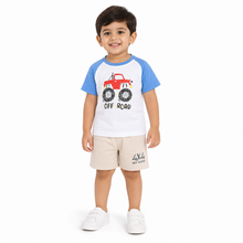 1st Step Baby Printed T-Shirt and Shorts Clothing Set