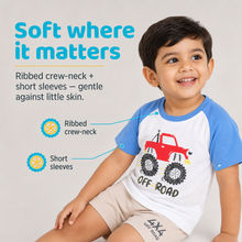1st Step Baby Printed T-Shirt and Shorts Clothing Set
