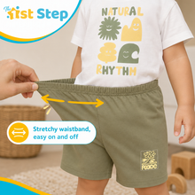 1st Step Baby Printed T-Shirt and Shorts Clothing Set