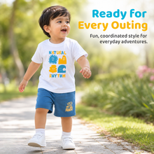 1st Step Baby Printed T-Shirt and Shorts Clothing Set