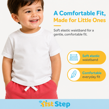 1st Step Cotton Pull-on Shorts With Drawstring