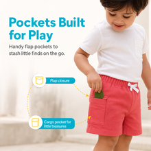 1st Step Cotton Pull-on Shorts With Drawstring