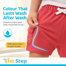 1st Step Cotton Pull-on Shorts With Drawstring