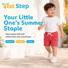 1st Step Cotton Pull-on Shorts With Drawstring