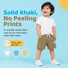 1st Step Cotton Pull-on Shorts With Drawstring - Brown