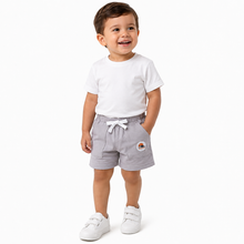 1st Step Cotton Pull-on Shorts - Grey