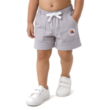 1st Step Cotton Pull-on Shorts With Drawstring - Grey