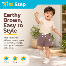 1st Step Cotton Pull-on Shorts With Drawstring