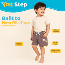 1st Step Cotton Pull-on Shorts With Drawstring
