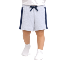1st Step Cotton Pull-on Shorts With Drawstring - Grey