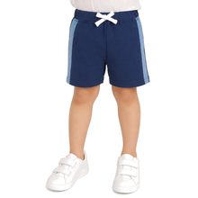 1st Step Cotton Pull-on Shorts With Drawstring - Navy blue
