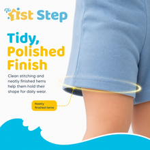 1st Step Cotton Pull-on Shorts With Drawstring - Blue