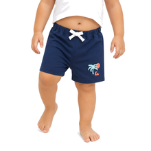 1st Step Cotton Pull-on Shorts With Drawstring - Navy blue