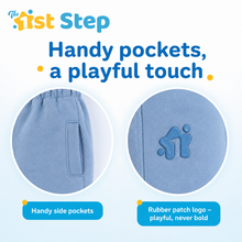 1st Step Cotton Pull-on Joggers - Blue