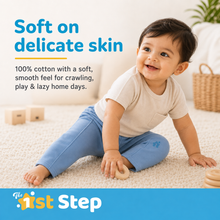 1st Step Cotton Pull-on Joggers - Blue