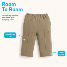 1st Step Cotton Pull-on Joggers - Brown