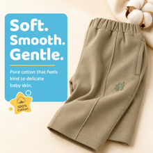 1st Step Cotton Pull-on Joggers - Brown