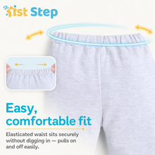 1st Step Cotton Pull-on Joggers - White